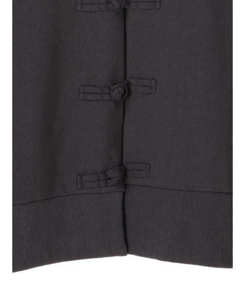 earth music&ecology（アースミュージックアンドエコロジー）の「【WEB限定】チャイナボタンスエットカーディガン ＊（カーディガン/ボレロ・レディース・チャコールグレー/アイボリー/ライトベージュ・FREE）」の21枚目の写真