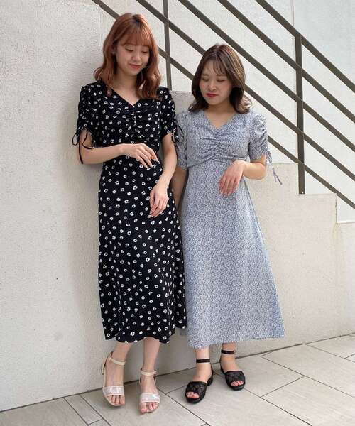 MAJESTIC LEGON（マジェスティックレゴン）の「レディパターンワンピース（ワンピース・レディース・ホワイト系その他2/グリーン系その他/ブラック系その他/ブルー系その他2・SMALL/MEDIUM）」の9枚目の写真