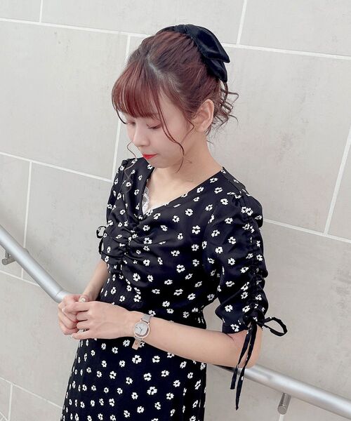 MAJESTIC LEGON（マジェスティックレゴン）の「レディパターンワンピース（ワンピース・レディース・ホワイト系その他2/グリーン系その他/ブラック系その他/ブルー系その他2・SMALL/MEDIUM）」の18枚目の写真