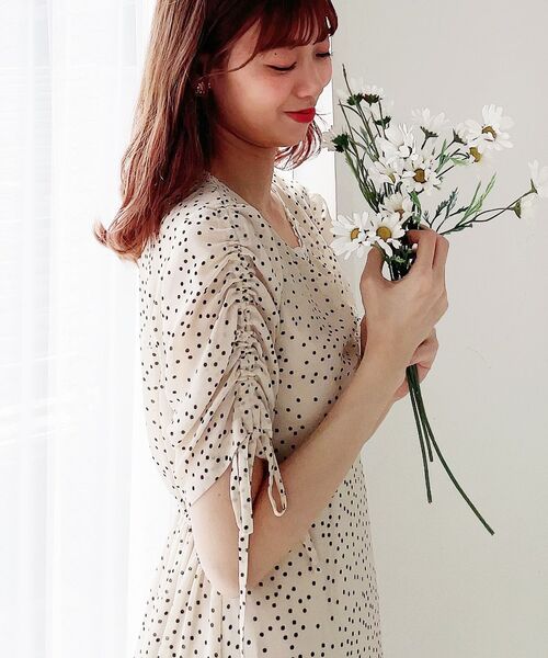 MAJESTIC LEGON（マジェスティックレゴン）の「レディパターンワンピース（ワンピース・レディース・ホワイト系その他2/グリーン系その他/ブラック系その他/ブルー系その他2・SMALL/MEDIUM）」の14枚目の写真