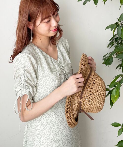 MAJESTIC LEGON（マジェスティックレゴン）の「レディパターンワンピース（ワンピース・レディース・ホワイト系その他2/グリーン系その他/ブラック系その他/ブルー系その他2・SMALL/MEDIUM）」の15枚目の写真