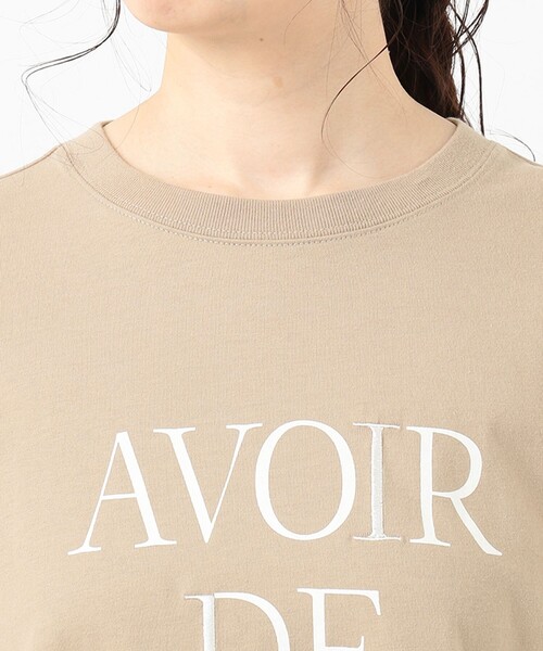 ANY SIS(エニィスィス)の「【L'aube】BIGロゴ Tシャツ(Tシャツ/カットソー・レディース・ホワイト系/ブラック系/黄土色系・4)」の15枚目の写真