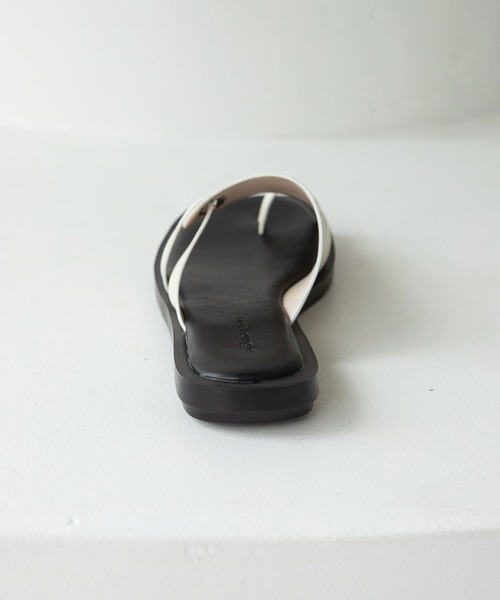 rectangle（レクタングル）の「フラットトングサンダル（サンダル・レディース・ブラック/ブラウン/アイボリー・SMALL/MEDIUM/LARGE）」の22枚目の写真