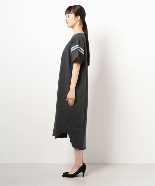 Goodwear(Since1983)（グッドウェア）の「Good wear グッドウェア　フットボールワンピース（ワンピース・レディース・チャコールグレー/ピンク・FREE）」の7枚目の写真