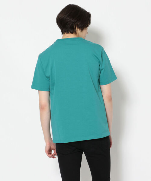 AVIREX（アヴィレックス）の「クルーネック フライングタイガー エンブロイデリー Tシャツ / SS CREW NECK FLYING TIGERS EMBROIDERY T-SHIRT（Tシャツ/カットソー・メンズ・ブラック/バーガンディー/ホワイト/エメラルド・MEDIUM/LARGE/X-LARGE/XX-LARGE）」の5枚目の写真