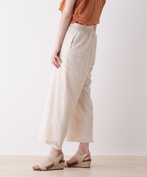 DRESKIP（ドレスキップ）の「◆ジグザグレ－スワイドパンツ（その他パンツ・レディース・ナチュラル/ブラック/グリーン系・02/03）」の5枚目の写真