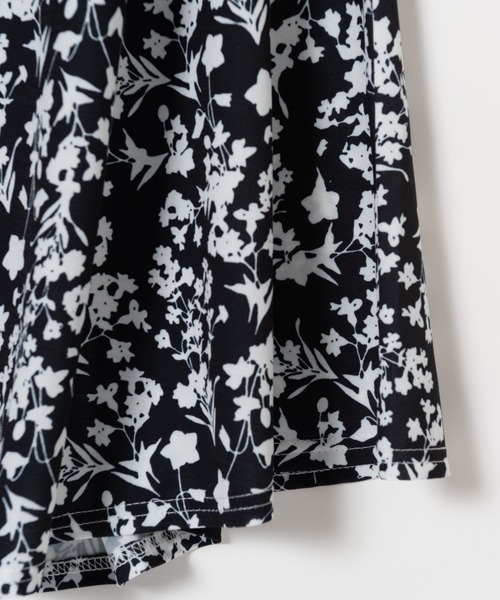 LAYMEE（レイミー）の「Nemophila cut sew skirt / ネモフィラカットソースカート（スカート・レディース・ブラック/ベージュ/ブルー・FREE）」の7枚目の写真