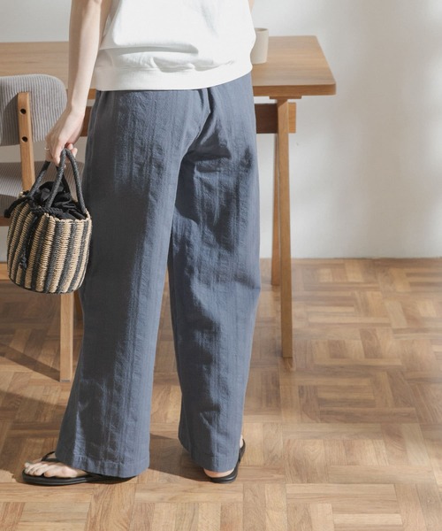 FORK&SPOON（フォークアンドスプーン）の「FORK&SPOON　ランダムヘリンボーンイージーパンツ（その他パンツ・レディース・ブラック/カーキ/ブルー系その他・ONE）」の14枚目の写真