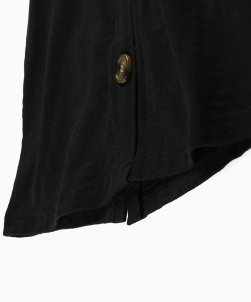 RADCHAP(ラッドチャップ)の「飾りボタンウエストゴムワンピース(ワンピース・キッズ・キャメル/ブラック・100cm/110cm/150cm/140cm/90cm/120cm/130cm)」の19枚目の写真