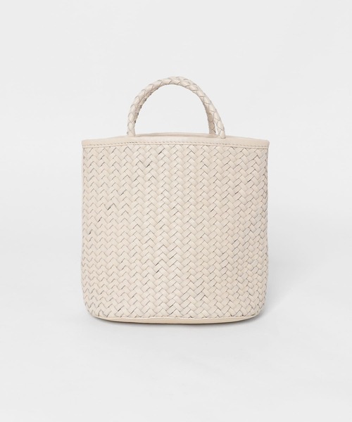 URBAN RESEARCH DOORS（アーバンリサーチドアーズ）の「レザーメッシュミニバッグ（ハンドバッグ・レディース・ホワイト/ブラック/ホワイト系その他・ONE）」の6枚目の写真