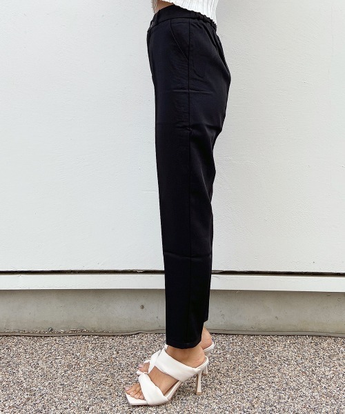 esutoreja（エストレジャ）の「センタープレスカラーパンツ（スラックス・レディース・ピンク/ブルー/ブラック・M/S）」の5枚目の写真