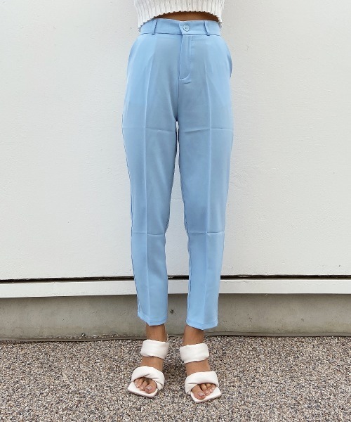 esutoreja（エストレジャ）の「センタープレスカラーパンツ（スラックス・レディース・ピンク/ブルー/ブラック・M/S）」の16枚目の写真