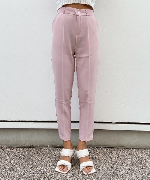 esutoreja（エストレジャ）の「センタープレスカラーパンツ（スラックス・レディース・ピンク/ブルー/ブラック・M/S）」の11枚目の写真