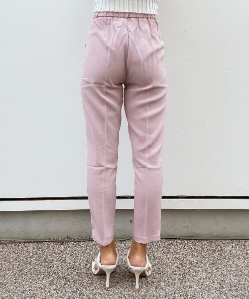 esutoreja（エストレジャ）の「センタープレスカラーパンツ（スラックス・レディース・ピンク/ブルー/ブラック・M/S）」の9枚目の写真