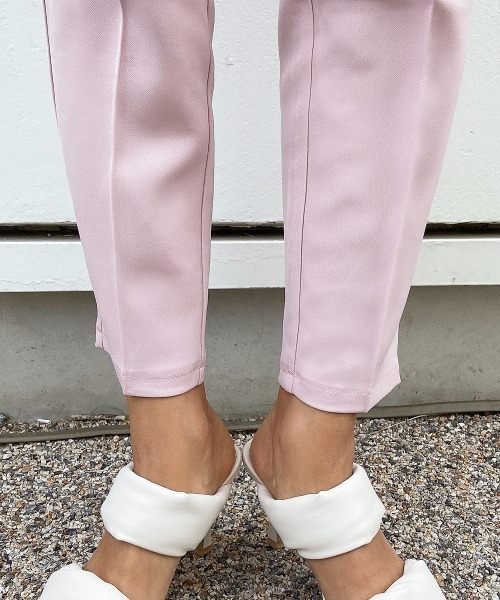 esutoreja（エストレジャ）の「センタープレスカラーパンツ（スラックス・レディース・ピンク/ブルー/ブラック・M/S）」の17枚目の写真