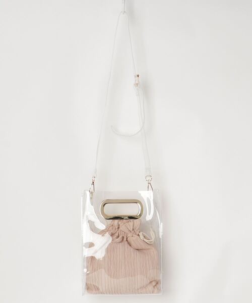 WEGO(ウィゴー)の「WEGO/巾着クリアバッグ(ショルダーバッグ・レディース・ホワイト系その他/ブラック系その他/その他2/その他1・FREE)」の16枚目の写真