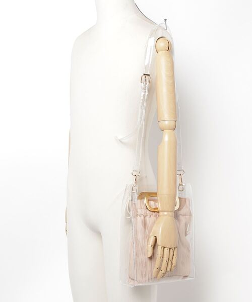 WEGO(ウィゴー)の「WEGO/巾着クリアバッグ(ショルダーバッグ・レディース・ホワイト系その他/ブラック系その他/その他2/その他1・FREE)」の18枚目の写真