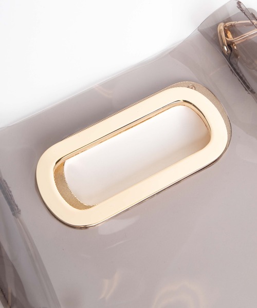 WEGO(ウィゴー)の「WEGO/巾着クリアバッグ(ショルダーバッグ・レディース・ホワイト系その他/ブラック系その他/その他2/その他1・FREE)」の5枚目の写真