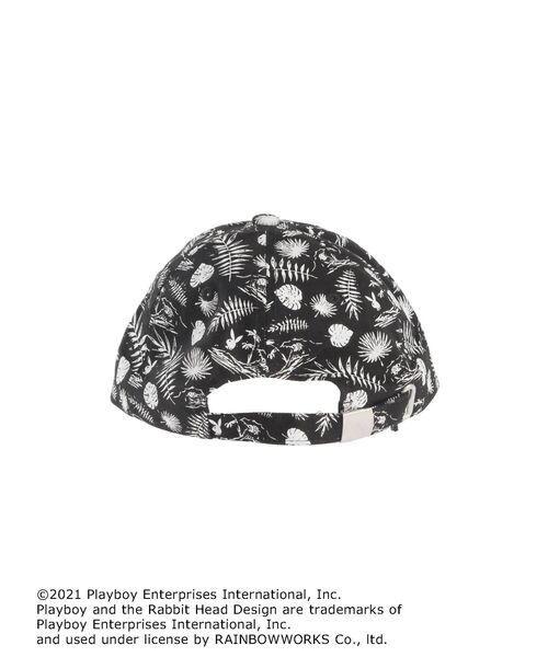 PLAYBOY（プレイボーイ）の「PLAYBOY SURF CLUB PATTERN キャップ（キャップ・レディース・ブラック/ベージュ・FREE）」の9枚目の写真