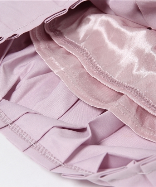 WEGO(ウィゴー)の「WEGO/プリーツミモレスカート(スカート・レディース・オフホワイト/ブラック/グリーン系その他/ライトパープル・FREE)」の9枚目の写真