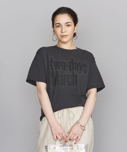 HEAR MY NAME(ヒアマイネーム)の「【別注】<HEAR MY NAME>グラフィックTシャツ(Tシャツ/カットソー・レディース・ブラック/ホワイト・FREE)」の2枚目の写真