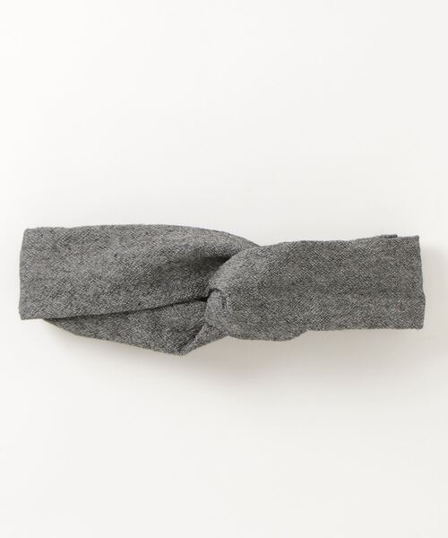 NANO universe（ナノユニバース）の「ヘアバンド（ヘアバンド・レディース・ブラック/ベージュ・FREE）」の2枚目の写真