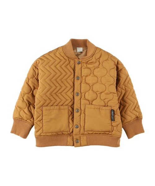 DILASH（ディラッシュ）の「撥水タフタクレイジーキルトジャケット（ブルゾン・キッズ・ブラック/ベージュ/カーキ・80/130/90/150/140/100/110/120）」の4枚目の写真