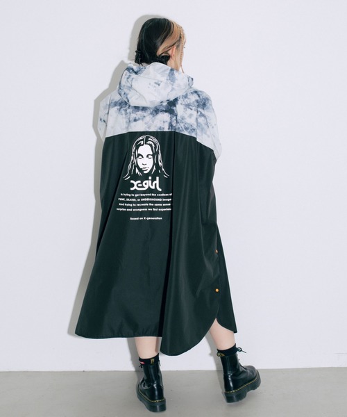 X-girl（エックスガール）の「X-girl×KiU RAIN PONCHO（その他小物・レディース・ブラック・ONE SIZE）」の14枚目の写真