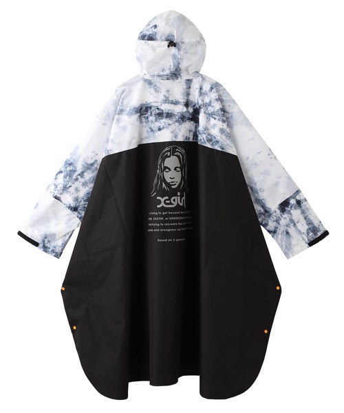 X-girl（エックスガール）の「X-girl×KiU RAIN PONCHO（その他小物・レディース・ブラック・ONE SIZE）」の5枚目の写真
