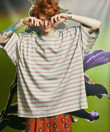 MAISON SPECIAL | 《ユニセックスアイテム》オリジナルボーダープライムオーバーTシャツ 【MAISON SPECIAL/メゾンスペシャル】(Tシャツ/カットソー)