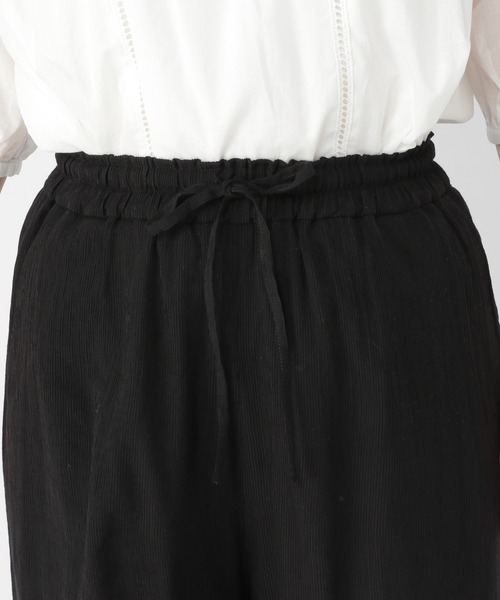 studio CLIP（スタディオクリップ）の「スリット入り楊柳パンツ（その他パンツ・レディース・ラベンダー/グリーン/ブラック・FREE）」の8枚目の写真