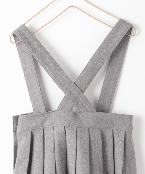 LOWRYS FARM（ローリーズファーム）の「ラナテックキノウジャンパースカート　949131（ジャンパースカート・キッズ・グレー/ブラウン系その他/ベージュ系その他/カーキ・110cm/120cm/130cm）」の12枚目の写真