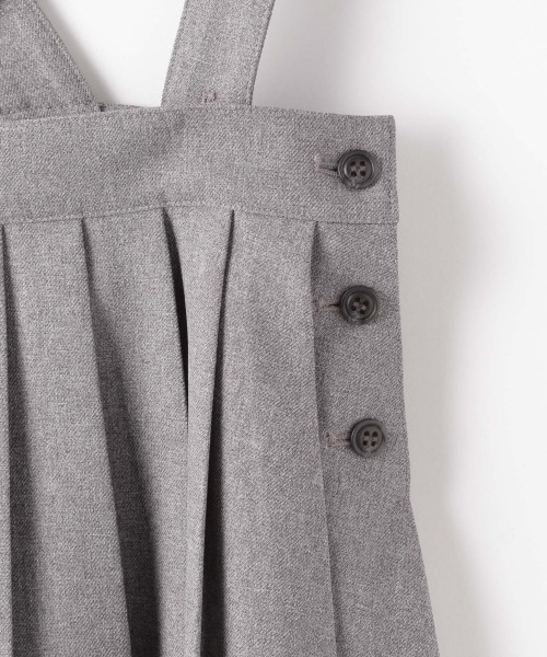 LOWRYS FARM（ローリーズファーム）の「ラナテックキノウジャンパースカート　949131（ジャンパースカート・キッズ・グレー/ブラウン系その他/ベージュ系その他/カーキ・110cm/120cm/130cm）」の11枚目の写真