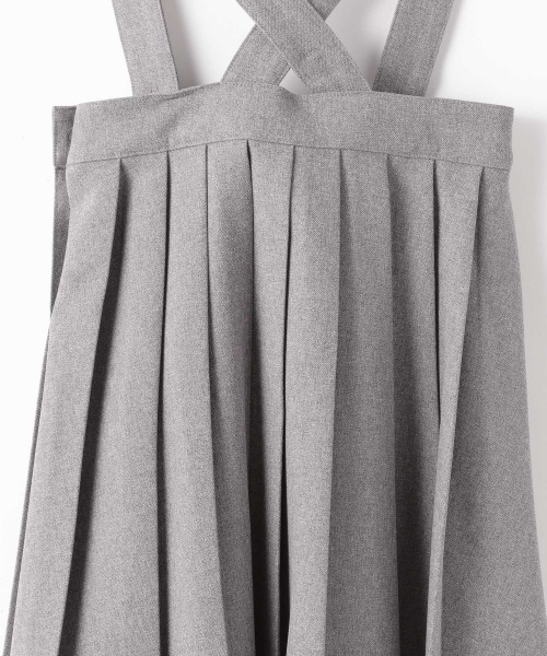 LOWRYS FARM（ローリーズファーム）の「ラナテックキノウジャンパースカート　949131（ジャンパースカート・キッズ・グレー/ブラウン系その他/ベージュ系その他/カーキ・110cm/120cm/130cm）」の10枚目の写真