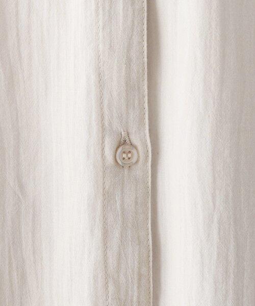 SHOO・LA・RUE（シューラルー）の「◆袖ボリューム綿シフォンワンピース（ワンピース・レディース・ライトブルー/ブラック/オリーブ/オレンジ/ナチュラル/ブラウン系・00）」の9枚目の写真