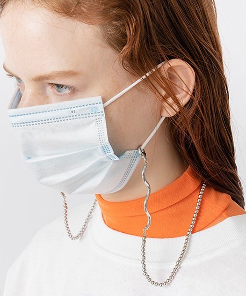 Casselini（キャセリーニ）の「Casselini(キャセリーニ)なみなみマスクチェーン（ネックレス・レディース・シルバー/ホワイト系その他/ゴールド・FREE）」の12枚目の写真