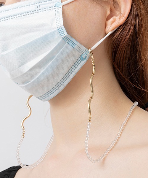 Casselini（キャセリーニ）の「Casselini(キャセリーニ)なみなみマスクチェーン（ネックレス・レディース・シルバー/ホワイト系その他/ゴールド・FREE）」の19枚目の写真