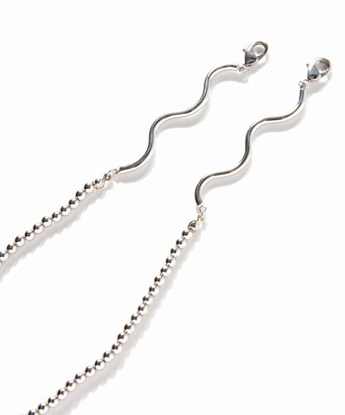 Casselini（キャセリーニ）の「Casselini(キャセリーニ)なみなみマスクチェーン（ネックレス・レディース・シルバー/ホワイト系その他/ゴールド・FREE）」の11枚目の写真