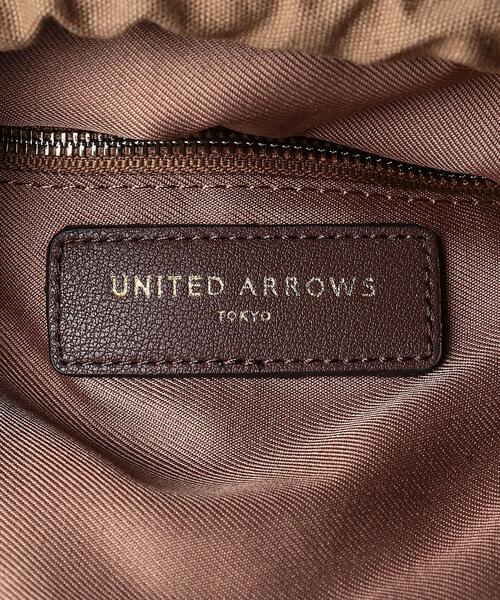UNITED ARROWS（ユナイテッドアローズ）の「＜UNITED ARROWS＞ラウンド 2WAY ショルダーバッグ（ショルダーバッグ・レディース・ダークブラウン/ホワイト・FREE）」の10枚目の写真