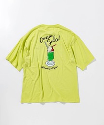 KGFR(カガフリ)クリームソーダ刺繍カットソー/Tシャツ/TEE
