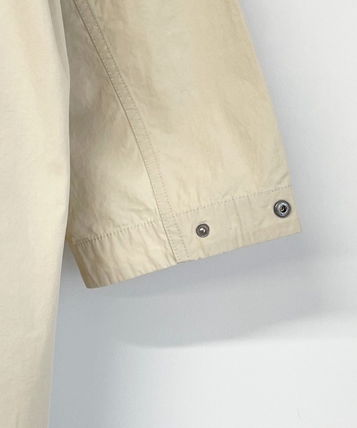 CANAL JEAN（キャナルジーン）の「RED CHOP WORKS(レッドチョップワークス) スタンドカラーコットンロングコート（その他アウター・レディース・ブラック/ベージュ/ネイビー・SMALL/MEDIUM）」の21枚目の写真