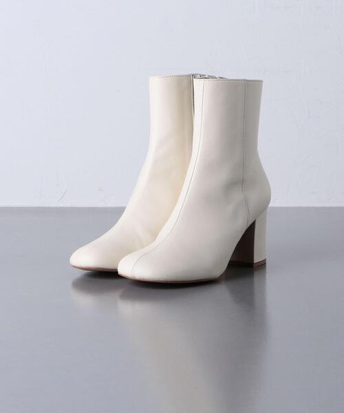 CHEMBUR（チェンバー）の「＜CHEMBUR（チェンバー）＞ラウンド ジップ ブーツ（ブーツ・レディース・ナチュラル/ブラック・35/35h/36h/37h/36/38/37）」の4枚目の写真