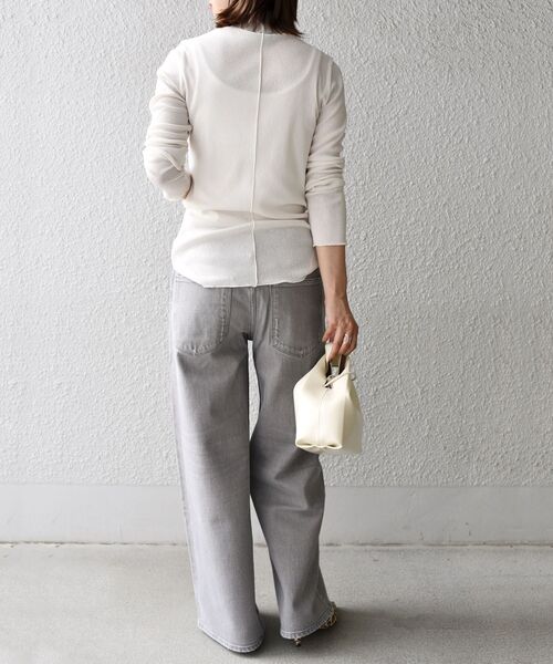 SHIPS（シップス）の「【SHIPS別注】upper hights:THE ROBIN（デニムパンツ・レディース・ライトグレー/ブルー・SMALL/MEDIUM）」の19枚目の写真