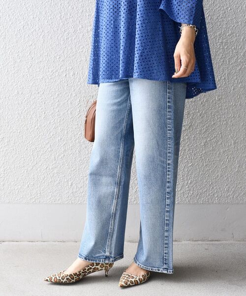 SHIPS（シップス）の「【SHIPS別注】upper hights:THE ROBIN（デニムパンツ・レディース・ライトグレー/ブルー・SMALL/MEDIUM）」の21枚目の写真
