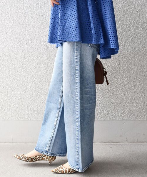 SHIPS（シップス）の「【SHIPS別注】upper hights:THE ROBIN（デニムパンツ・レディース・ライトグレー/ブルー・SMALL/MEDIUM）」の22枚目の写真
