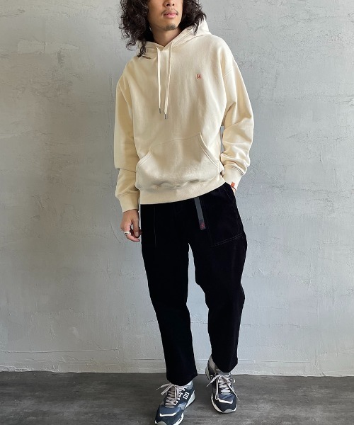 UNIVERSAL OVERALL（ユニバーサルオーバーオール）の「[UNIVERSAL OVERALL/ユニバーサルオーバーオール] 別注 スウェットパーカー（パーカー・レディース・ブラック/イエロー/グリーン/アイボリー・M/L）」の21枚目の写真