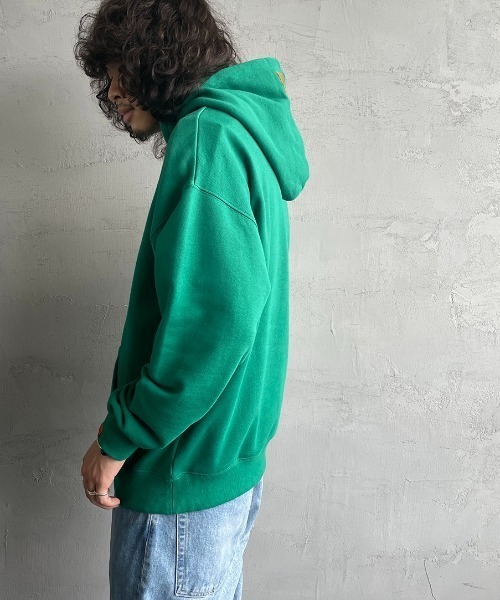 UNIVERSAL OVERALL（ユニバーサルオーバーオール）の「[UNIVERSAL OVERALL/ユニバーサルオーバーオール] 別注 スウェットパーカー（パーカー・レディース・ブラック/イエロー/グリーン/アイボリー・M/L）」の11枚目の写真