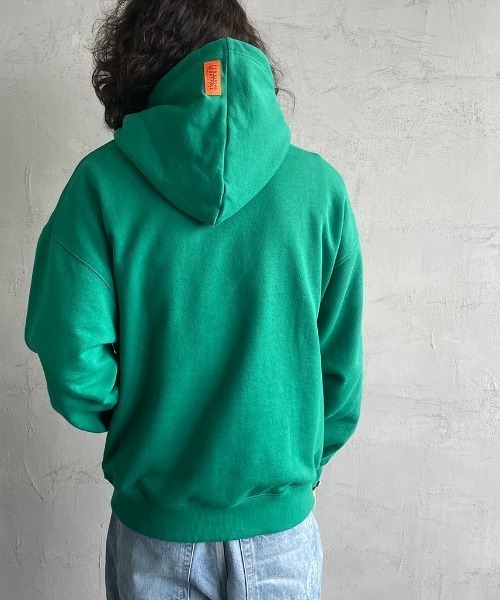 UNIVERSAL OVERALL（ユニバーサルオーバーオール）の「[UNIVERSAL OVERALL/ユニバーサルオーバーオール] 別注 スウェットパーカー（パーカー・レディース・ブラック/イエロー/グリーン/アイボリー・M/L）」の19枚目の写真