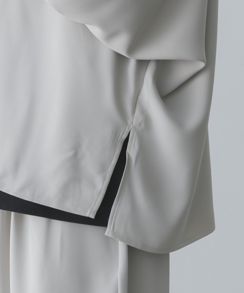 melt.（メルト）の「melt. - ハイドレープリラックスCPOドルマンシャツ（シャツ/ブラウス・メンズ・チャコールグレー/ライトグレー・SMALL/MEDIUM/LARGE）」の13枚目の写真