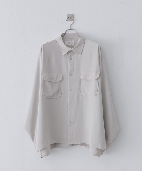 melt.（メルト）の「melt. - ハイドレープリラックスCPOドルマンシャツ（シャツ/ブラウス・メンズ・チャコールグレー/ライトグレー・SMALL/MEDIUM/LARGE）」の9枚目の写真